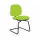 Jota Bespoke Medium Back Fabric Cantilever Visitor Chair