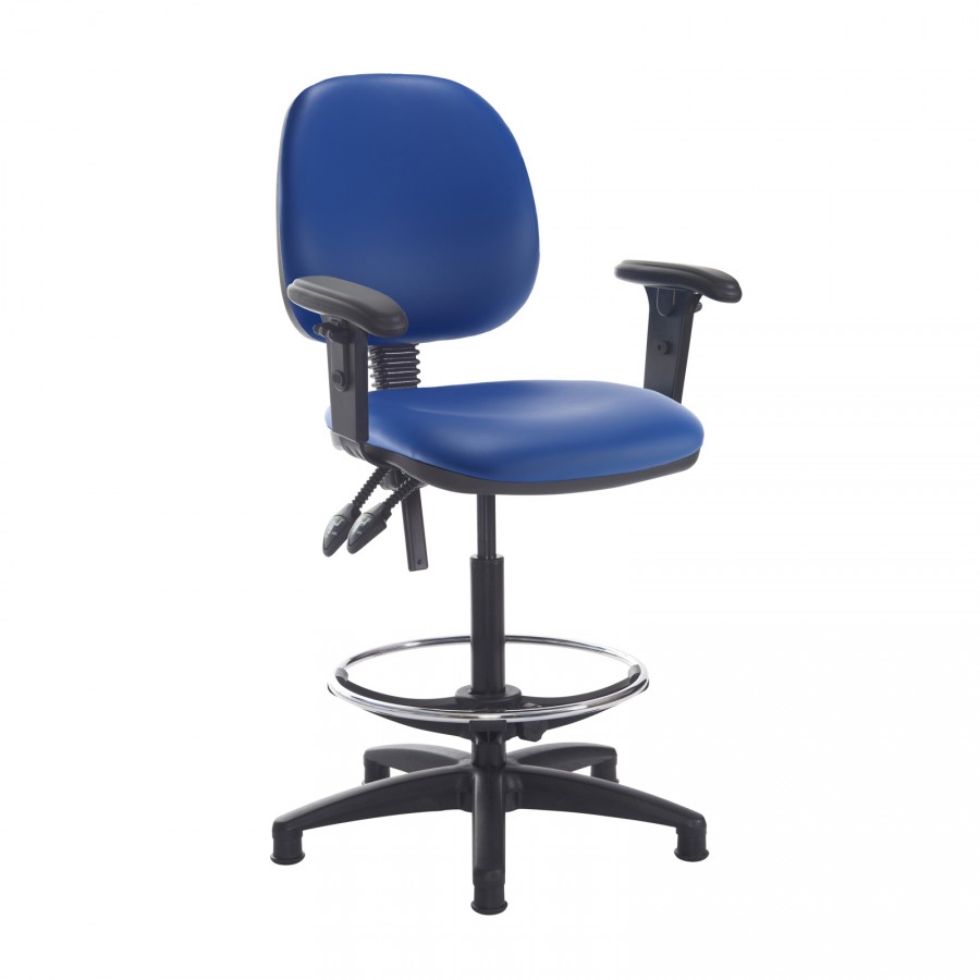 Jota Bespoke Vinyl Wipe Clean Draughtsman Chair