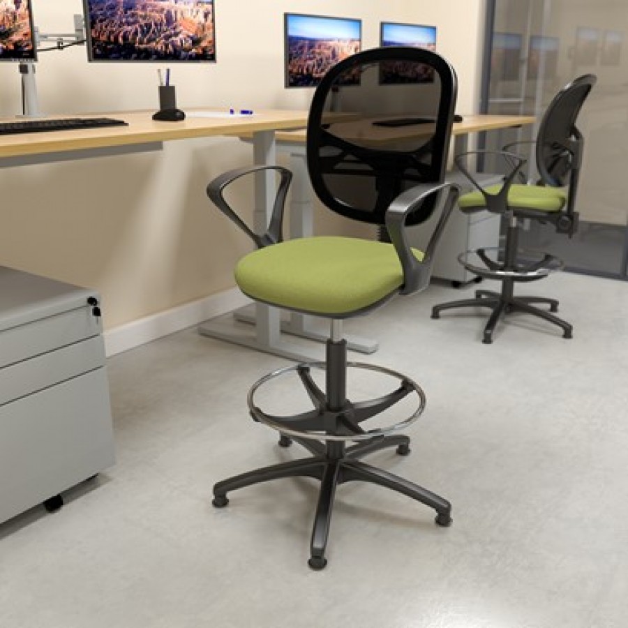 Jota Mesh Back Draughtsman Chair