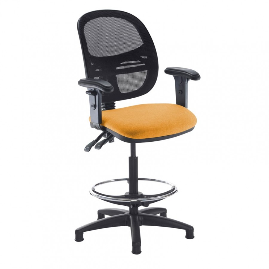 Jota Mesh Back Draughtsman Chair