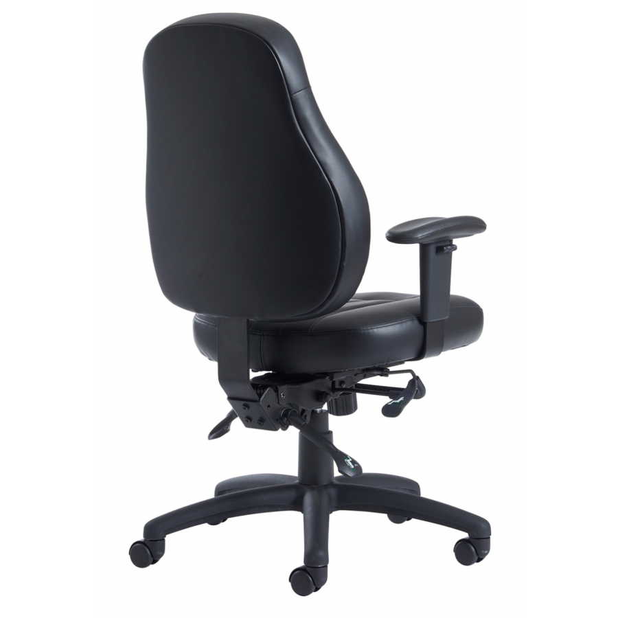 Zuni Medium Back 24 Hour Ergonomic Leather Office Chair