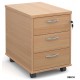 Infinite 3 Drawer Under Desk Mobile Pedestal