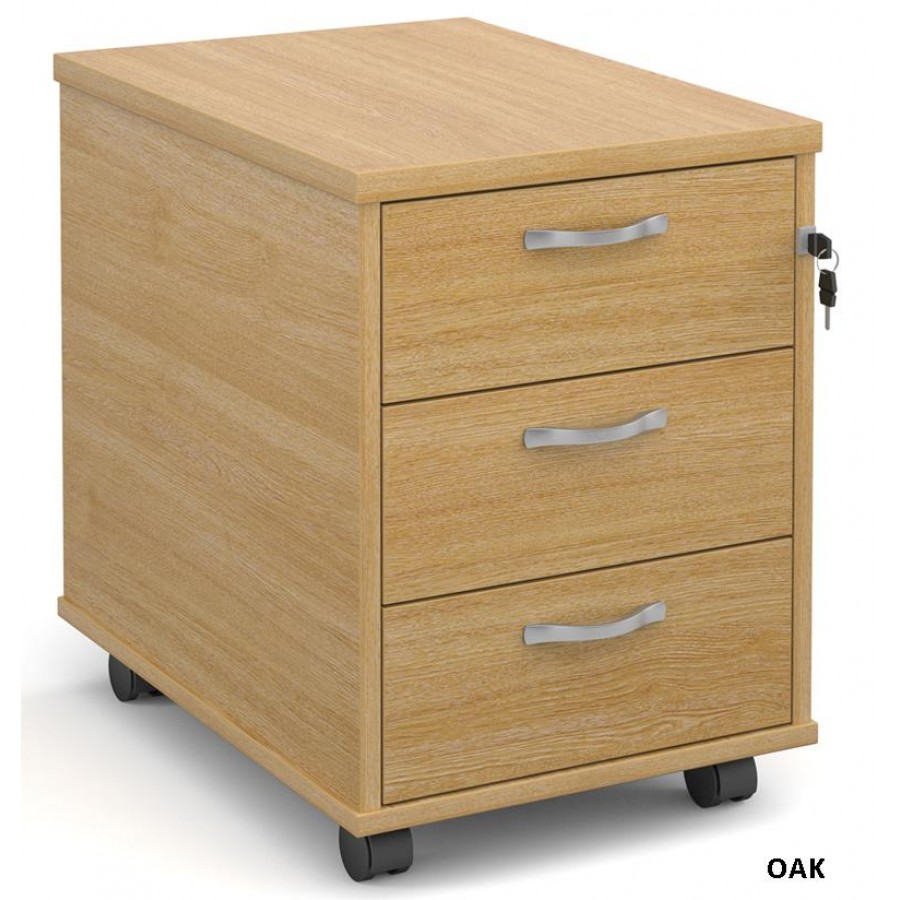 Infinite 3 Drawer Under Desk Mobile Pedestal