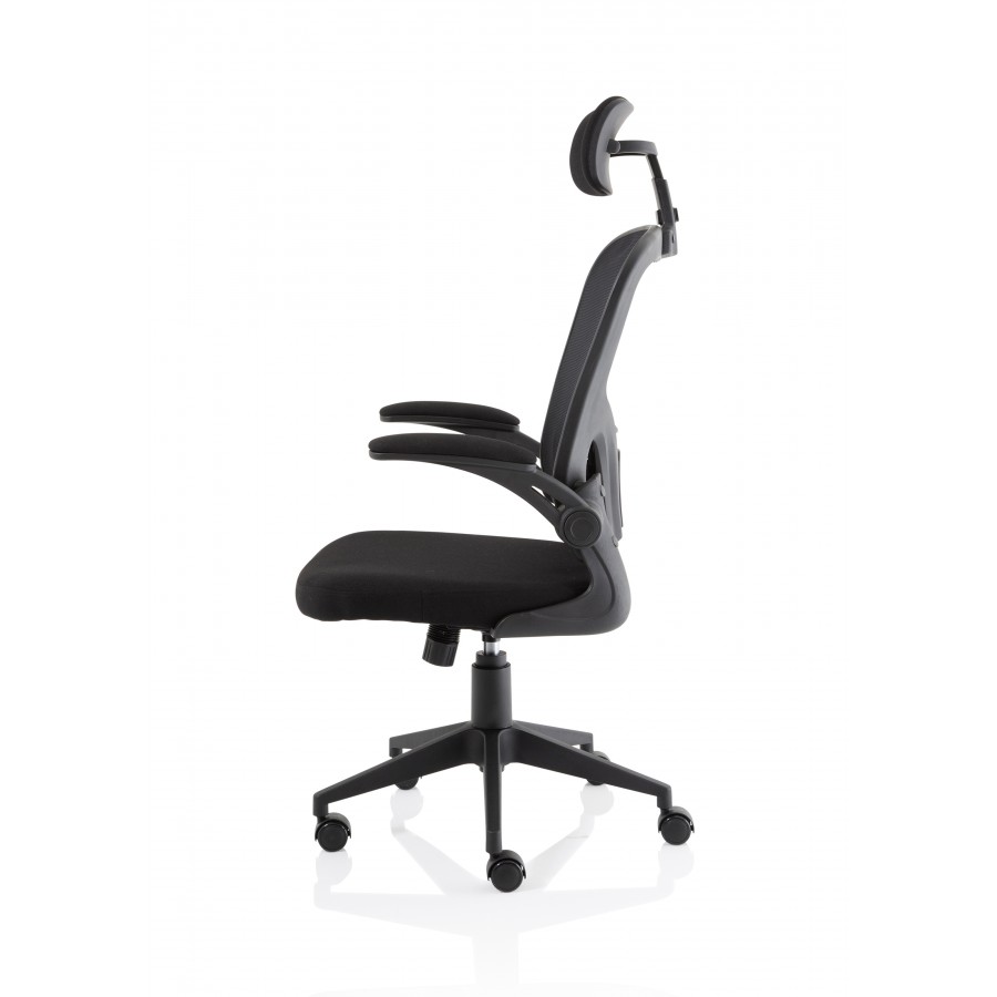 Ace Executive Mesh Chair With Folding Arms