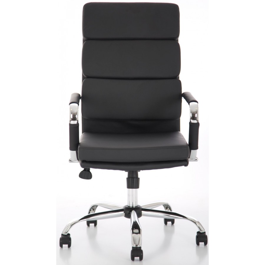 Alresford High Back Black Leather Office Chair