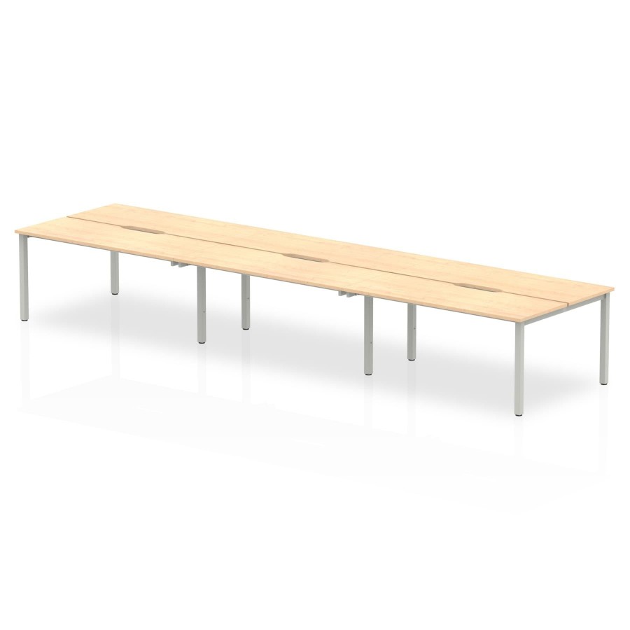 Rayleigh Six Pod Bench Desk Set