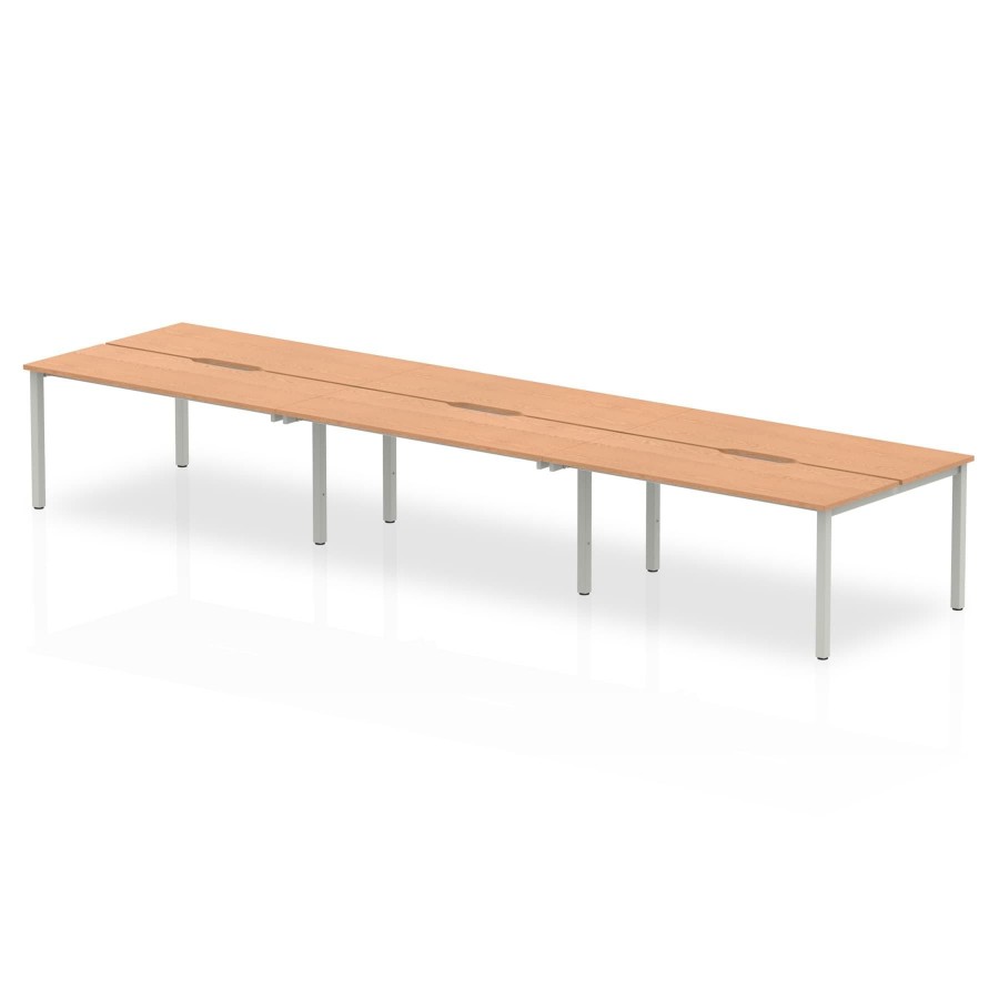 Rayleigh Six Pod Bench Desk Set