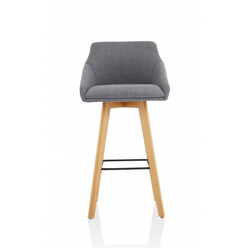 Carmen Wooden Leg High Stool