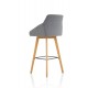 Carmen Wooden Leg High Stool