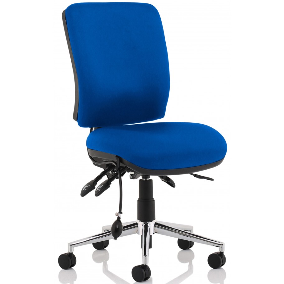 atlantis medium back blue posture chair