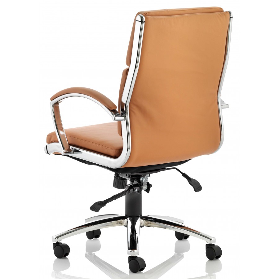 Classic Medium Back Leather Chair