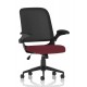 Crew Task Operator Mesh Chair With Folding Arms