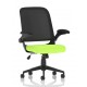 Crew Task Operator Mesh Chair With Folding Arms