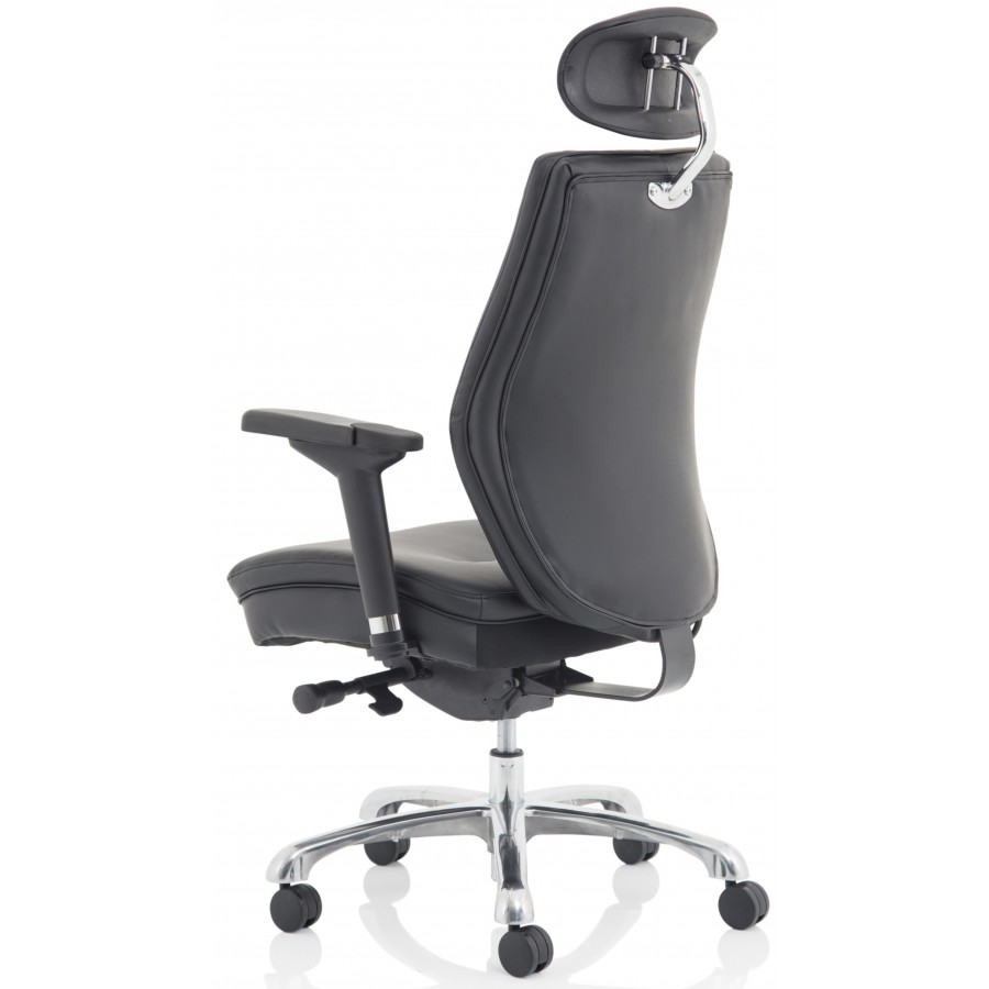 Ely Leather Ergonomic Posture Office Chair