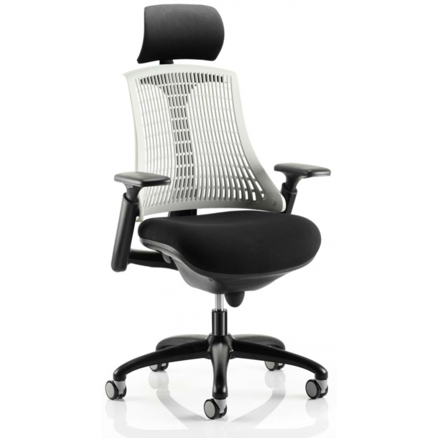 Flint Heavy Duty Nylon Back Office Chair 