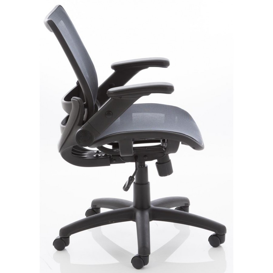 Fuller Mesh Operator Chair with Folding Arms