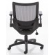 Fuller Mesh Operator Chair with Folding Arms