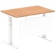 Air Height Adjustable Desk with Steel Modesty Panel