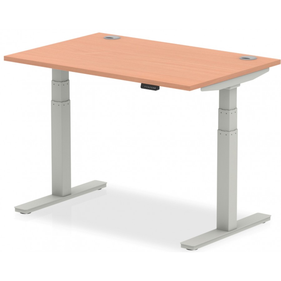 Rayleigh Air Height Adjustable Sit Stand Desk With Cable Ports