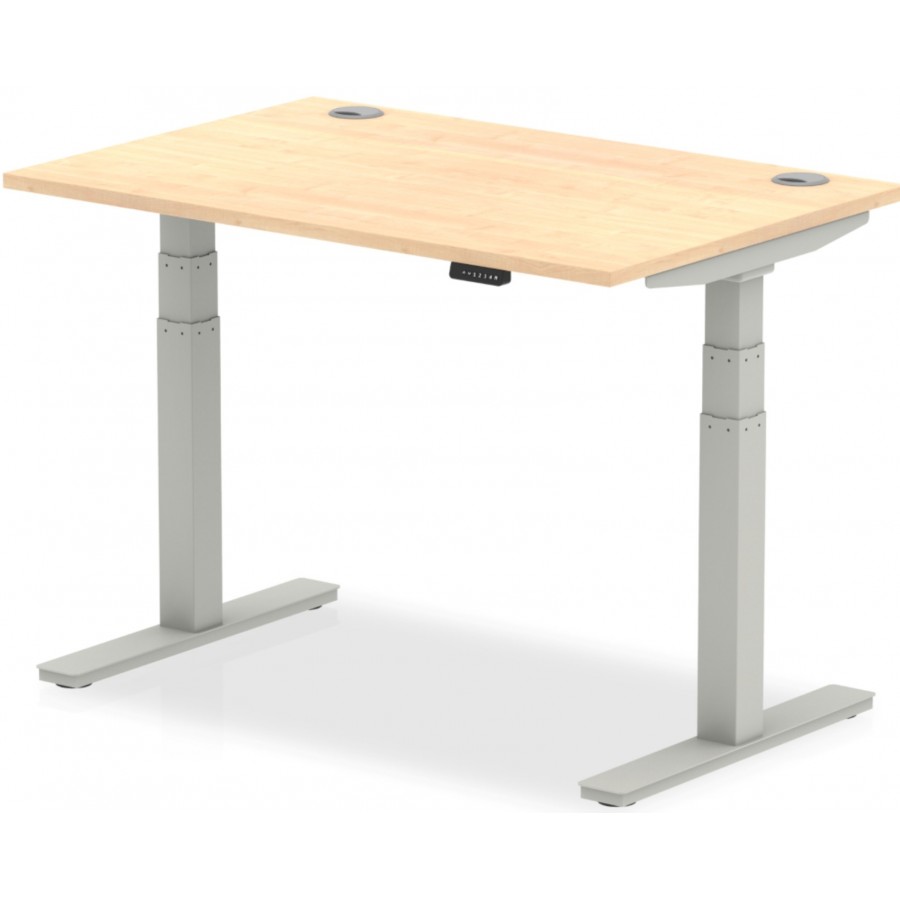 Rayleigh Air Height Adjustable Sit Stand Desk With Cable Ports