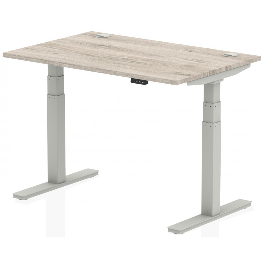 Rayleigh Air Height Adjustable Sit Stand Desk With Cable Ports