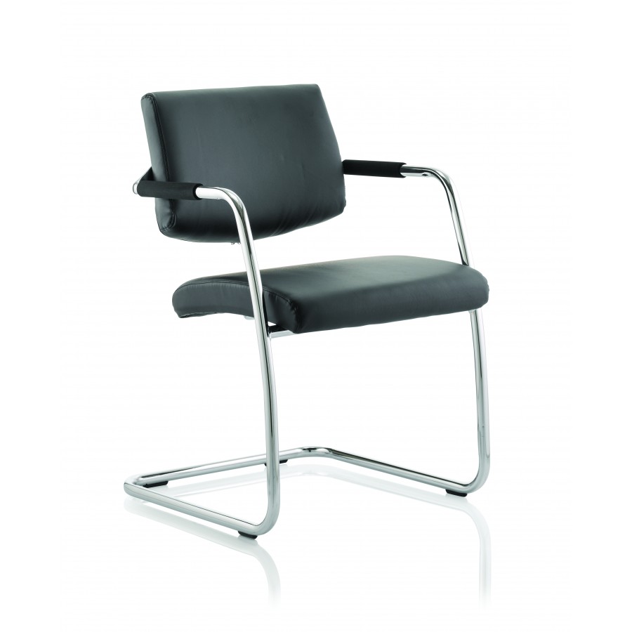 Havanna Leather Cantilever Meeting Room Chair