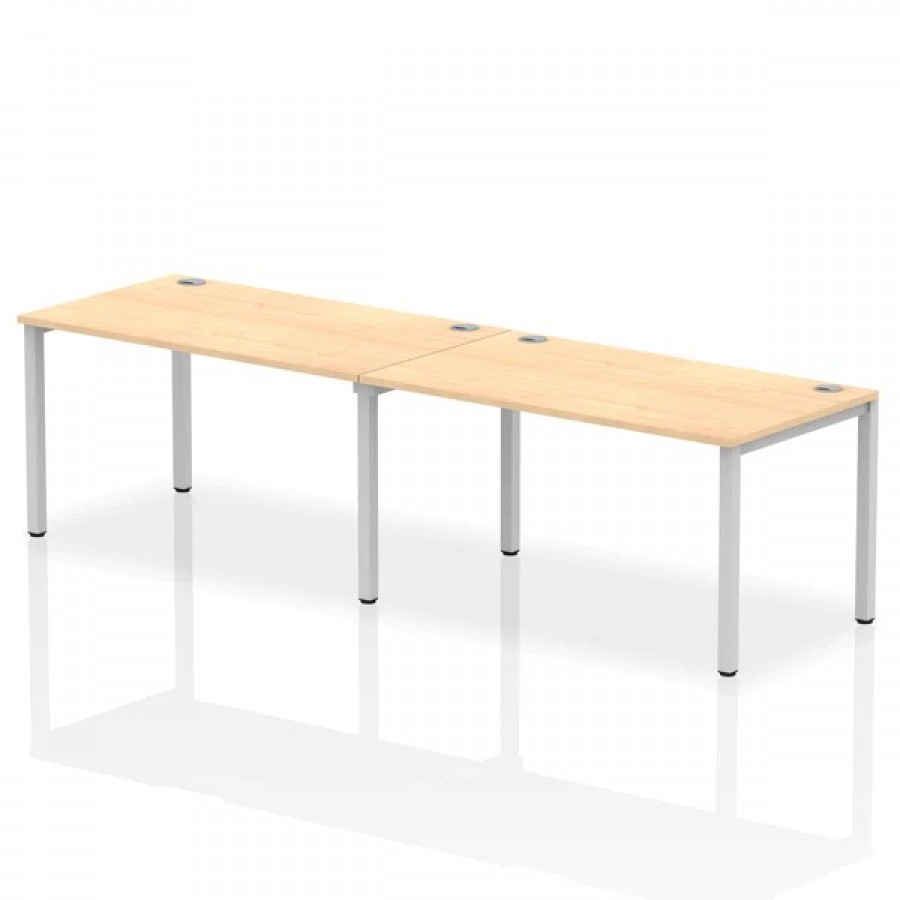 Impulse Single Row 2 Person Bench Desk