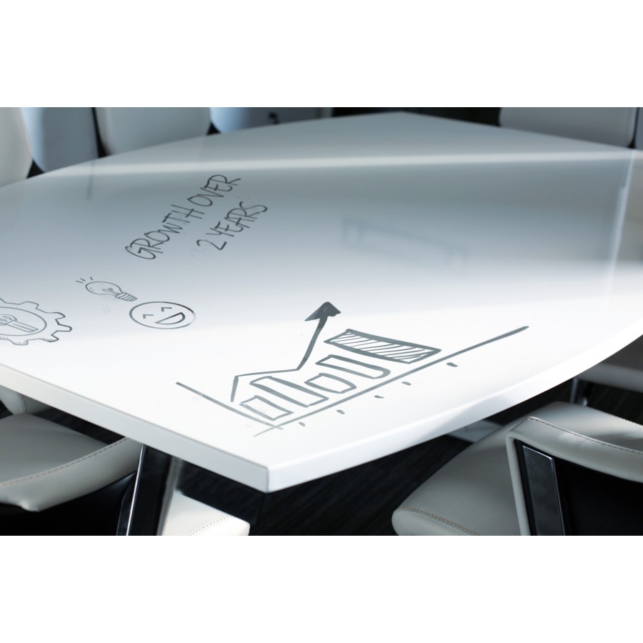 Lawson High Gloss Writable Boardroom Table 