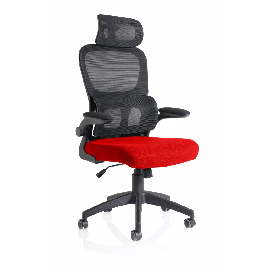 Iris Bespoke Task Operator Mesh Back Chair With Headrest