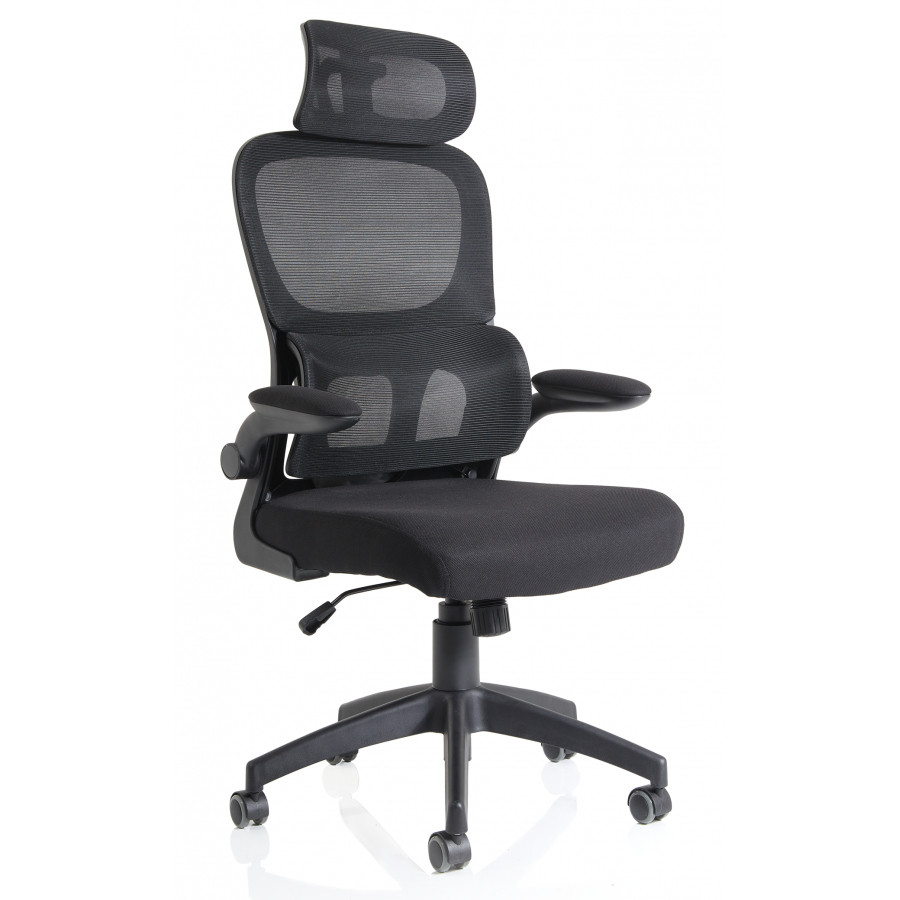 Iris Task Operator Mesh Back Chair With Headrest