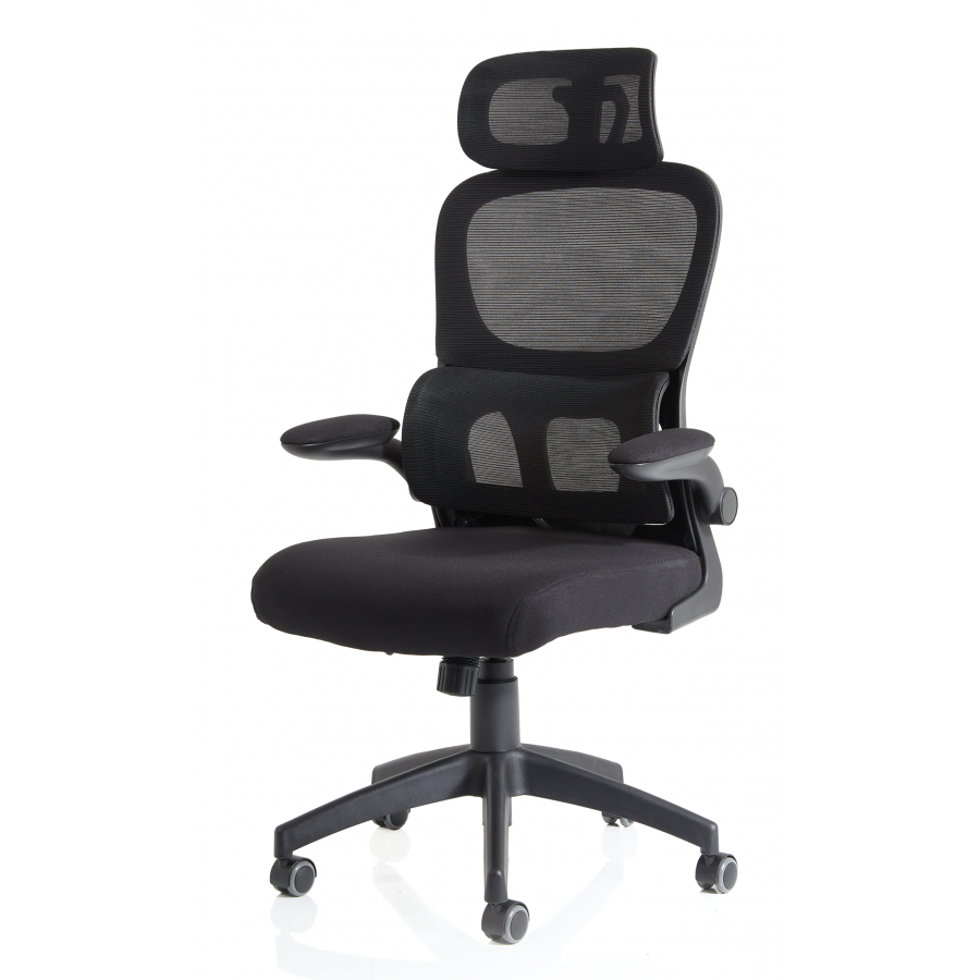 Iris Task Operator Mesh Back Chair With Headrest