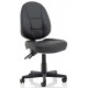 Jackson Black Leather Medium Back Task Chair 