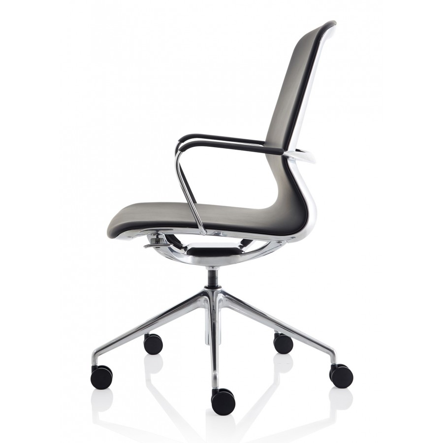 Lucia Leather Executive Aluminium Chair 