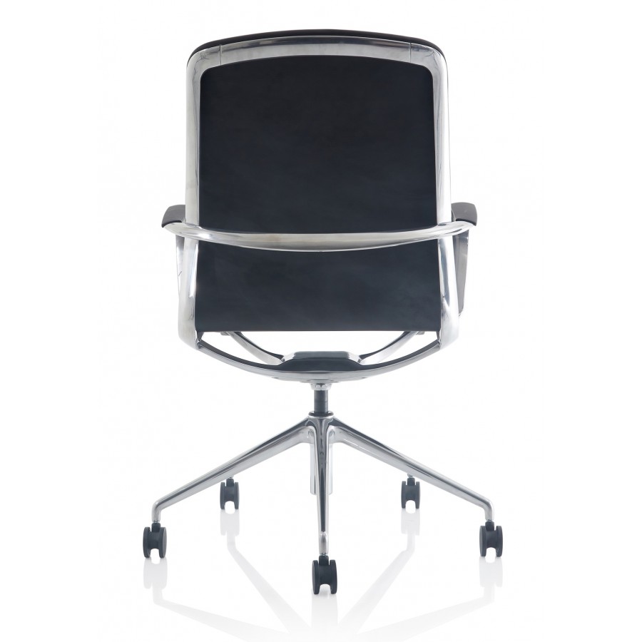 Lucia Leather Executive Aluminium Chair 