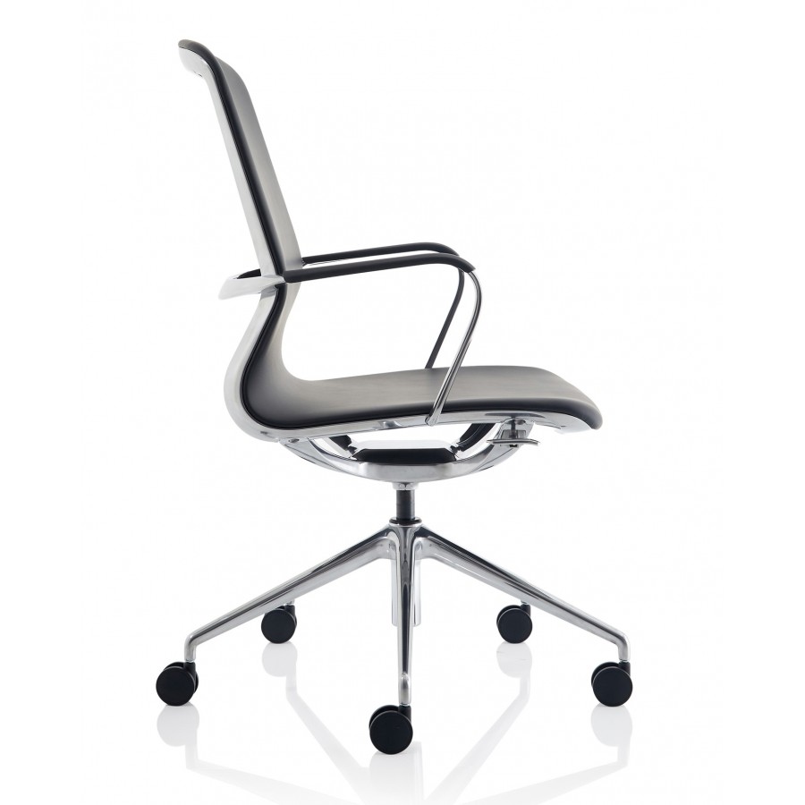 Lucia Leather Executive Aluminium Chair 