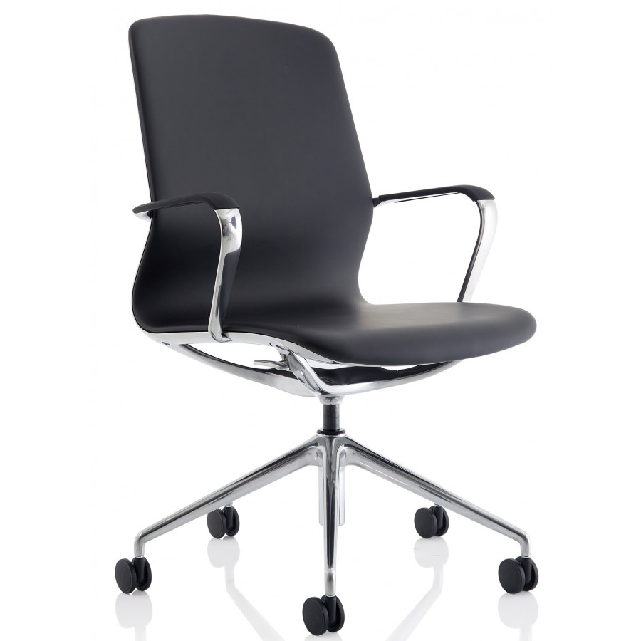 Lucia Leather Executive Aluminium Chair 