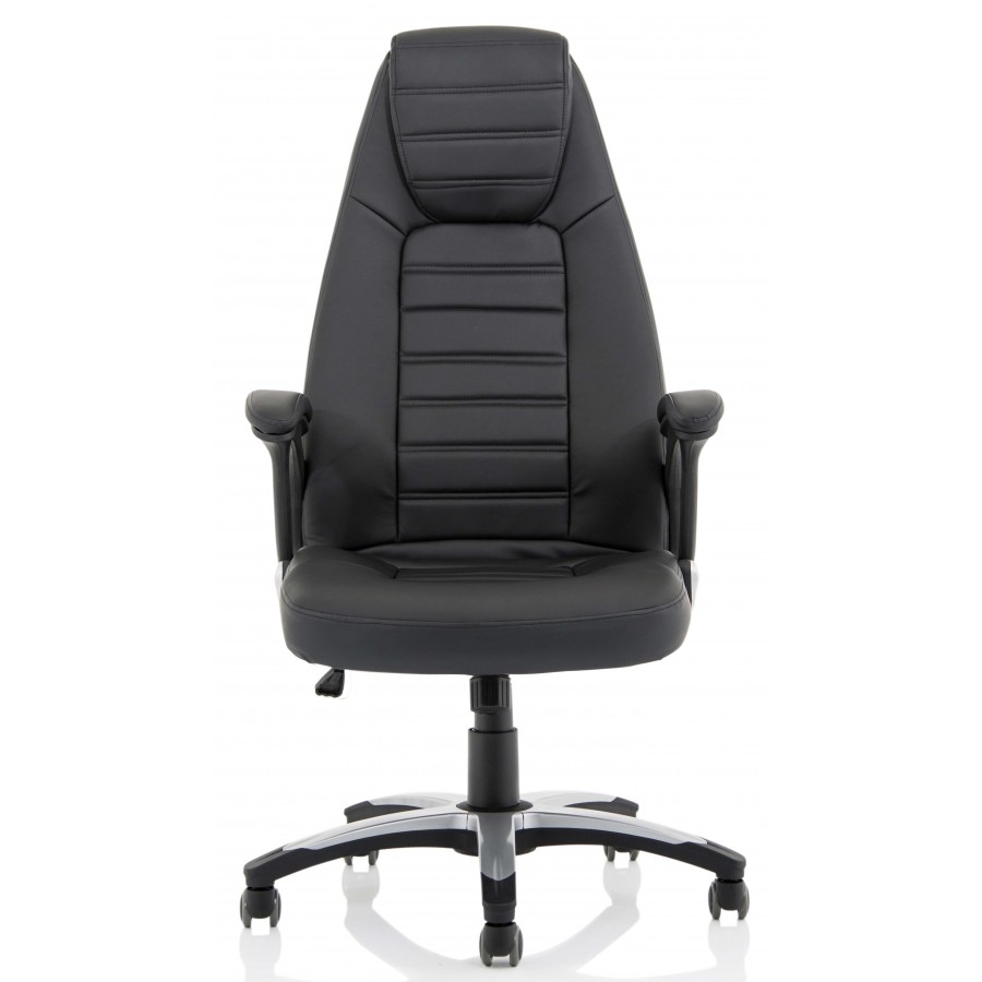 Metropolis Extra High Back Leather Look Chair