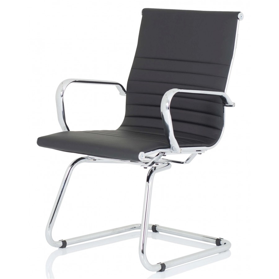 Nola Leather Cantilever Office Chair 