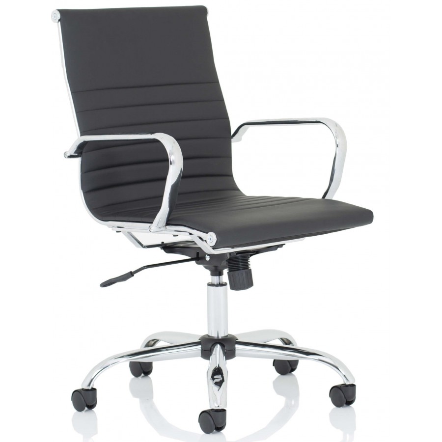 Nola Leather Medium Back Executive Chair 