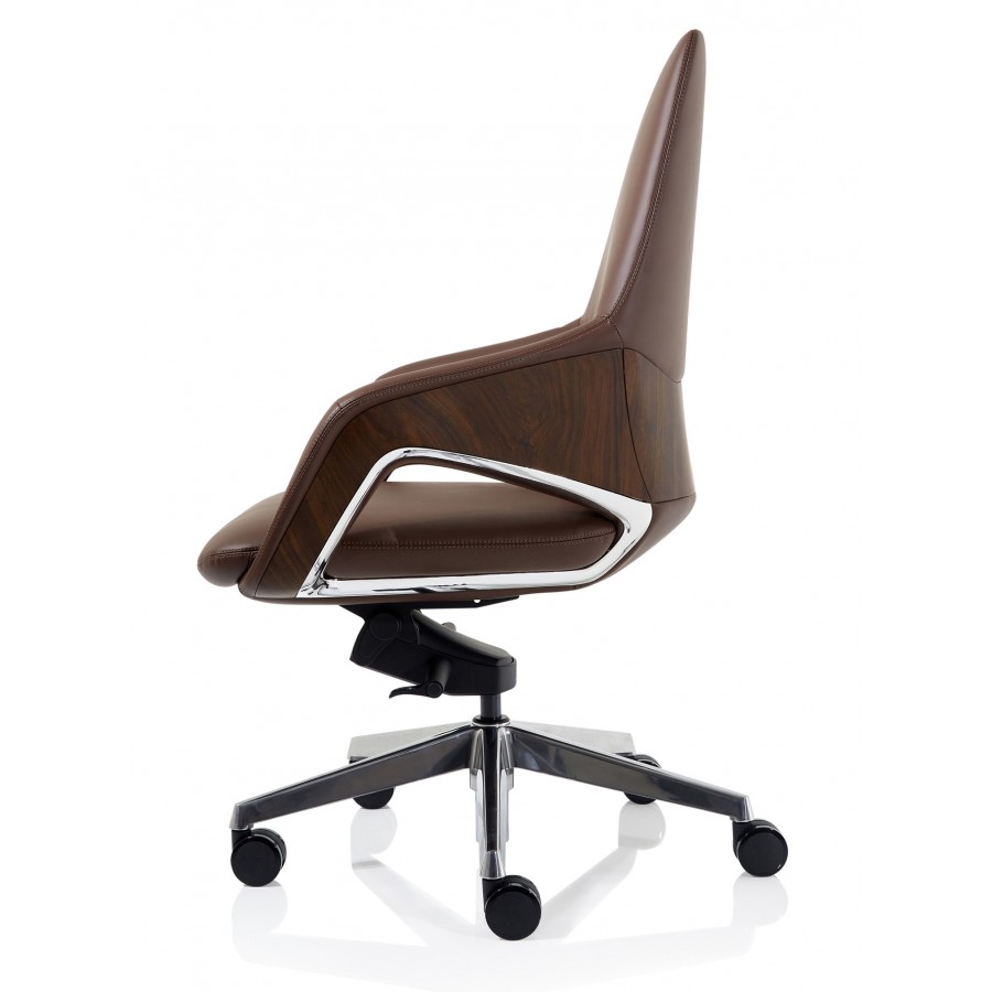 Olive Heavy Duty Leather Executive Office Chair 