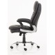 Ontario Black Faux Leather Office Chair