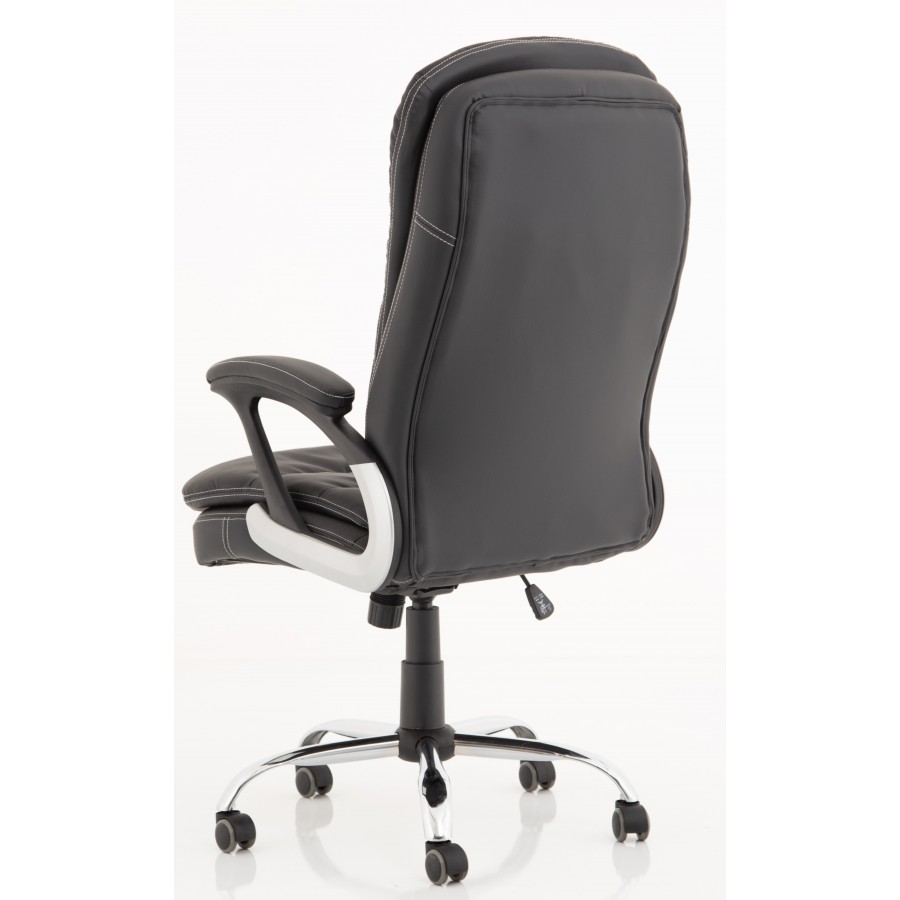 Ontario Black Faux Leather Office Chair