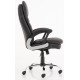 Ontario Black Faux Leather Office Chair