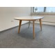 Oslo Oval Boardroom Wood Frame Bench Desk