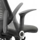 Reading Mesh Back Leather Seat Office Chair 