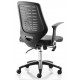 Reading Mesh Back Leather Seat Office Chair 