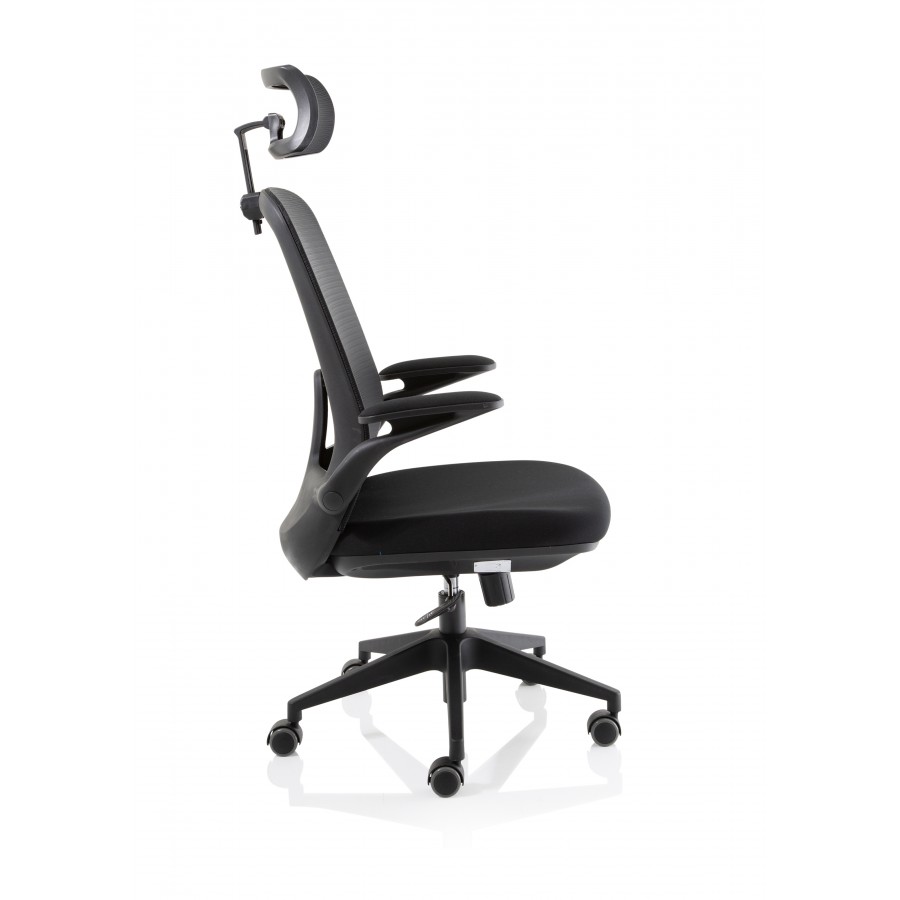 Sigma Executive Mesh Chair With Folding Arms