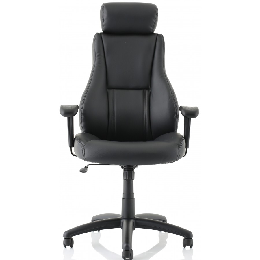 Winsor Black Leather Office Chair 