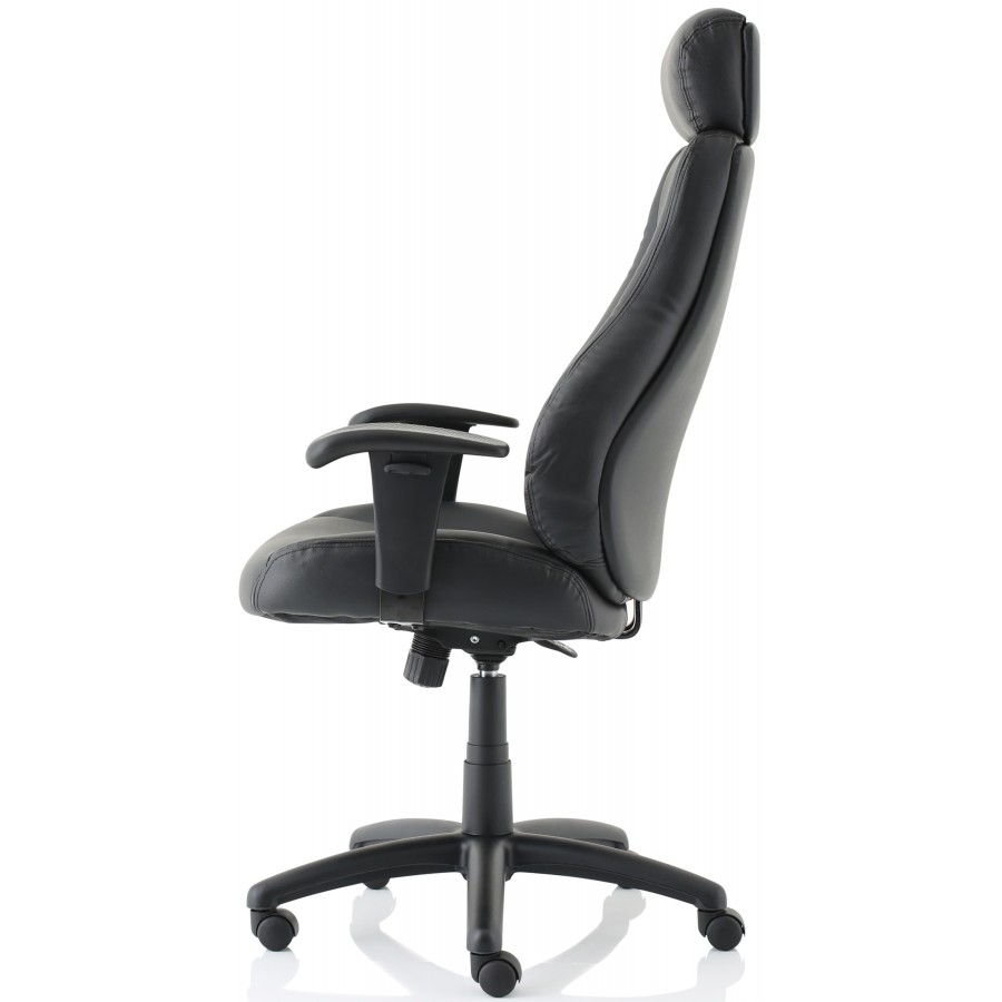 Winsor Black Leather Office Chair 