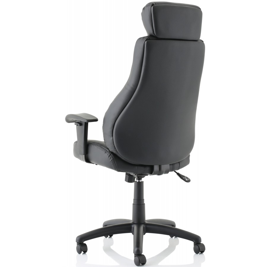 Winsor Black Leather Office Chair 